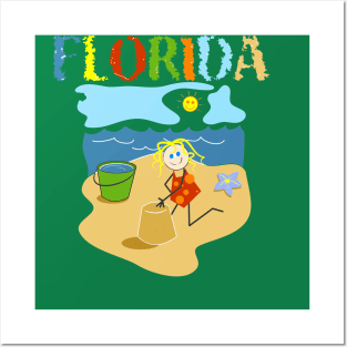 Florida Beach Posters and Art